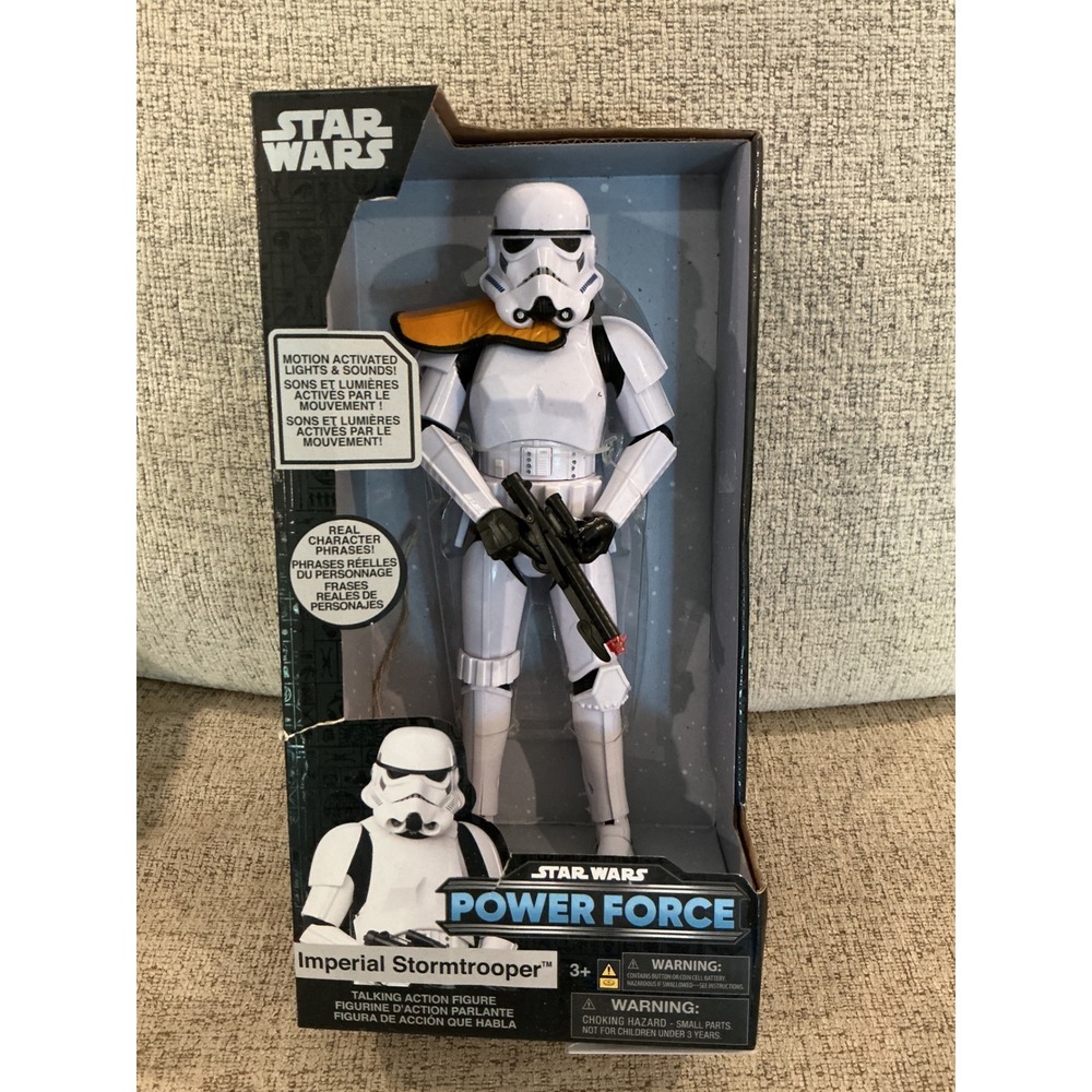 Disney Star Wars Power Force Imperial Stormtrooper Talking Action Figure 13in